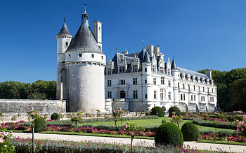 Chateau de Chenonceau, France, medieval, architecture, castle, france HD wallpaper