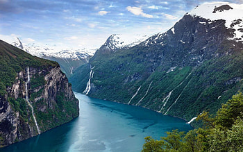 fjord-dream, river, outdoors, nature, mountains HD wallpaper