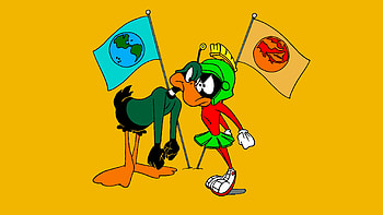 Daffy Duck: The Marvin Missions, Daffy Duck HD wallpaper