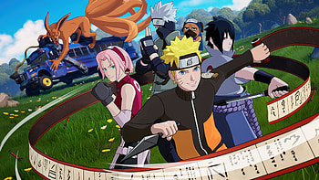 Kurama, Fortnite, Sakura, Kakashi HD wallpaper