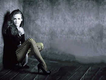 Kristen Stewart, model, hot, , beautiful, actress, Stewart, Kristen, 2017, heels, stockings, legs HD wallpaper
