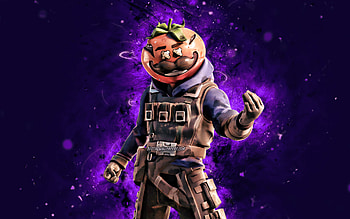 Hothouse, , violet neon lights, Fortnite Battle Royale, Fortnite characters, Hothouse Skin, Fortnite, Hothouse Fortnite HD wallpaper