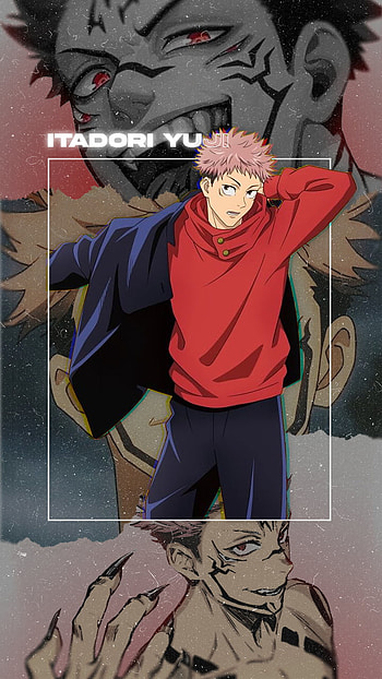 Itadori yuji, Yuji Itadori, Anime, Jujutsu Kaisen HD phone wallpaper