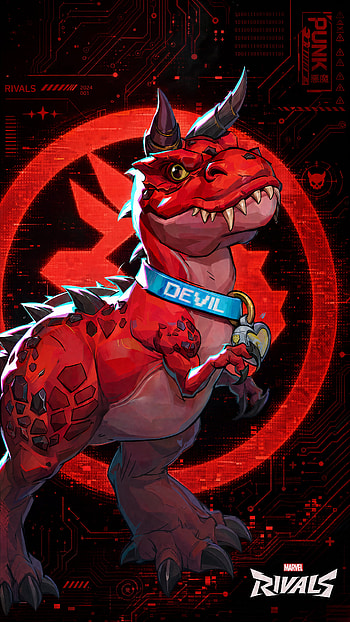 Devil Dino - Marvel Rivals , Dinosaur, Cartoon HD phone wallpaper