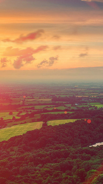 Nature Mountain Good Afternoon Red View Best 6 . HD phone wallpaper