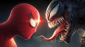 Spiderman X Venom No Limits, spiderman, venom, superheroes, artwork, art, digital-art, ai HD wallpaper