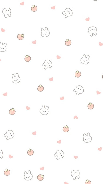 Rabbi pattern, cute HD phone wallpaper