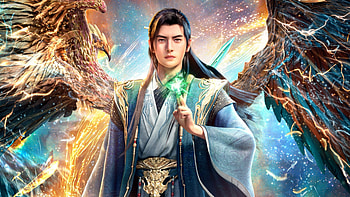 Celestial Phoenix Guardian — HD wallpaper