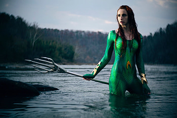 Mera Cosplay, mera, cosplay, superheroes HD wallpaper