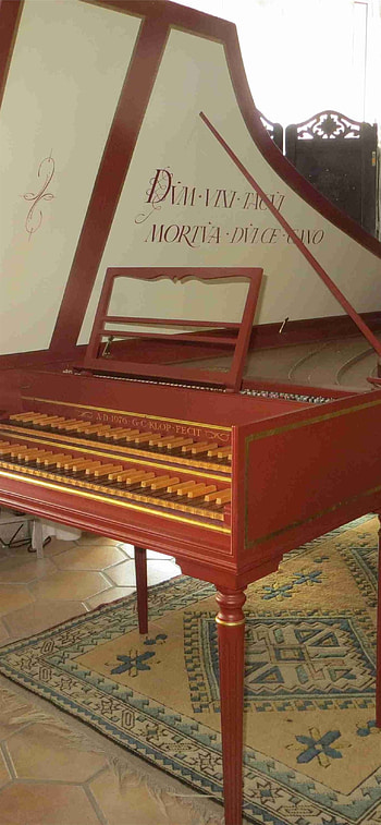 harpsichord, vintage keyboard, classical music, timeless elegance HD phone wallpaper
