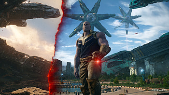 Thanos in titan, movie, Avengers: infinity war HD wallpaper
