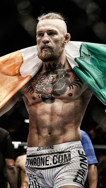 Conor McGregor, Sports legend, Fearless fighter, Unbeatable spirit HD phone wallpaper