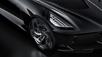 Close-up, Bugatti La Voiture Noire HD wallpaper