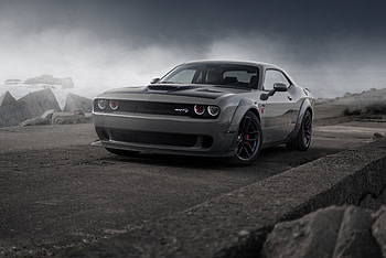 Dodge Challenger Demon SRT , dodge-challenger, dodge, cars, behance HD wallpaper