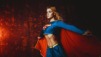 Supergirl Cosplay 2018, supergirl, superheroes, cosplay, artwork, deviantart, digital-art HD wallpaper