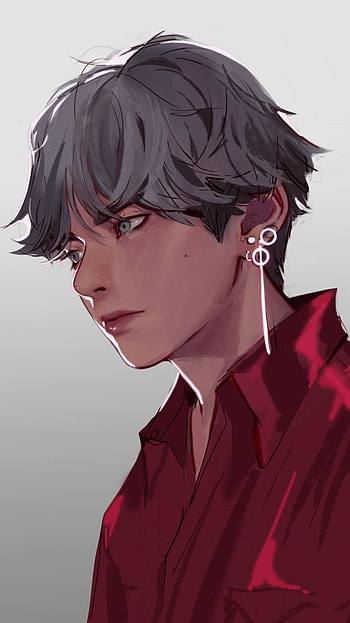 Bts V, Anime, Kim Taehyung HD phone wallpaper