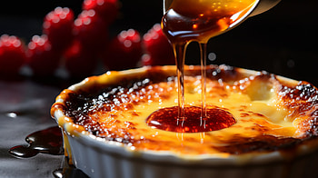Decadent Crème Brûlée, food, crème brûlée HD wallpaper