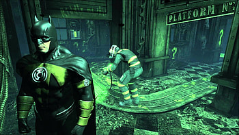Batman Arkham City - Defeat of The Riddler HD wallpaper