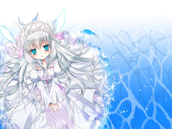 anime girl cute embarrassment HD wallpaper