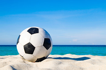 Sports, Football, Sand, Soccer Ball HD wallpaper