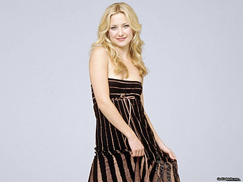 Kate Hudson, blond hair, sexy dress, smile, cute, actress, long, female HD wallpaper