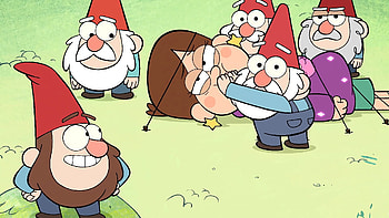 Gnome Trouble with Mabel — Gravity Falls, TV Show, Gravity Falls, gnome, Mabel Pines HD wallpaper