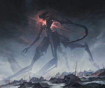 Basic Land — Swamp, The Brothers' War expansion, man made, Magic: The Gathering HD wallpaper