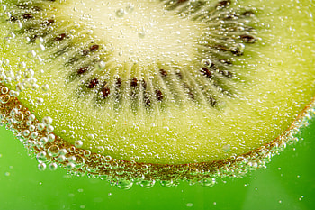 Kiwi, Bubbles, Macro, Lobule, Clove HD wallpaper