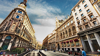 Cities, People, Barcelona, City, Building, Street HD wallpaper
