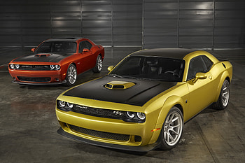Muscle cars, Dodge Challenger, 2019 HD wallpaper