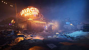 Neon lights at Beautyful nights, Tom Clancy's The Division 2, Neon Abyss, park at night, video game HD wallpaper