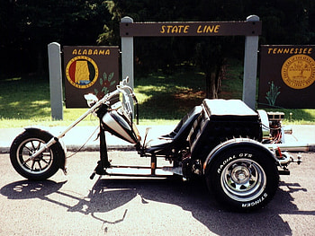 The Outlaw Lowrider, trike, harley, bikes, motorcycles, lowrider HD wallpaper
