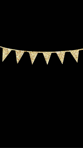 6 Plus lock screen . Black with gold glitter. HD phone wallpaper