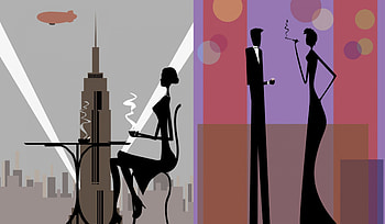 Nouveau, new york, style, art nouveau, art deco HD wallpaper
