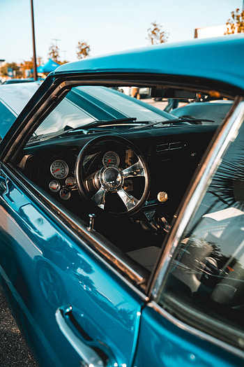 Cars, Car, Machine, Retro, Steering Wheel, Rudder, Salon, Speedometer HD phone wallpaper