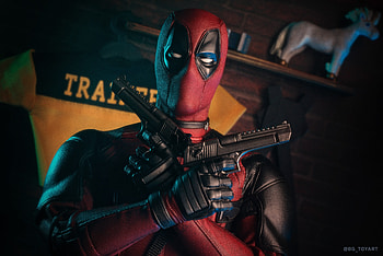 Deadpool With Guns , deadpool, superheroes HD wallpaper