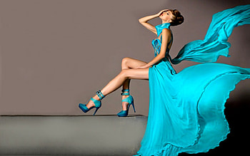 Blue Lady, blue, lady, aquamarine, turquoise HD wallpaper