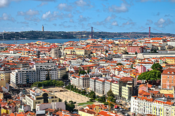 Cities, Architecture, City, Building, View From Above, Lisbon HD wallpaper