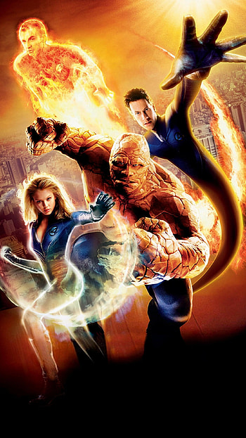 Fantastic Four, collection, Background , Marvel superheroes HD phone wallpaper