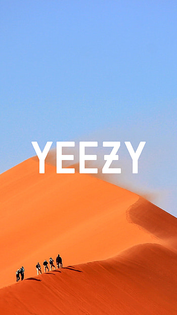 Yeezy, Desert-inspired , High-end aesthetics, Fashion-forward visuals HD phone wallpaper