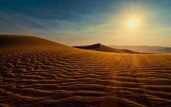 Death Valley Sunset Dunes, Nature HD wallpaper