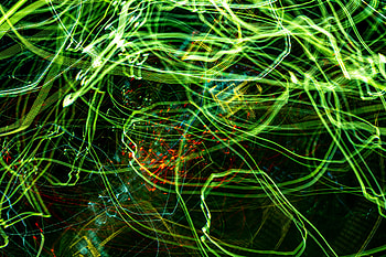 Abstract, Lines, Neon, Glow HD wallpaper