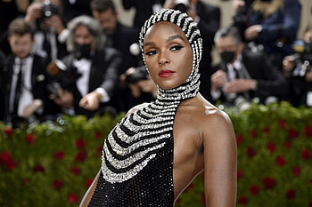 Janelle Monae futuristic Met Gala HD wallpaper