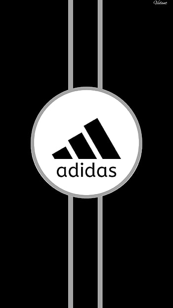 Adidas Black Logo HD phone wallpaper