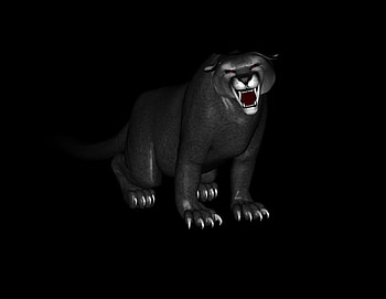 Stone Tiger, animation, tiger, big, 3d, cat, dark HD wallpaper