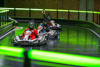 Antwerp Amusement Center, Karting HD wallpaper