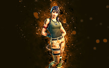 Camo Headhunter Prime, , brown neon lights, Fortnite Battle Royale, Fortnite characters, Camo Headhunter Prime Skin, Fortnite, Camo Headhunter Prime Fortnite HD wallpaper