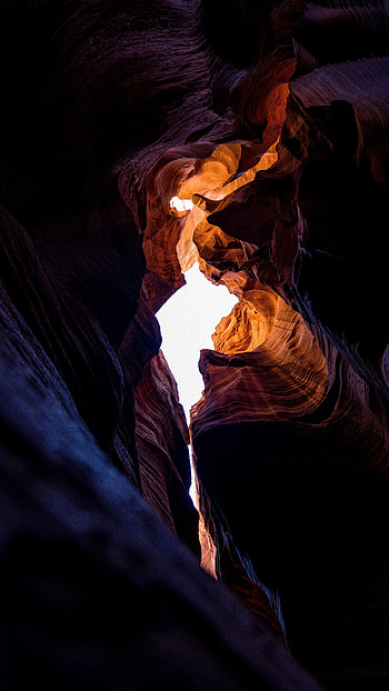 Canyon, Rocks, Dark, Cave HD phone wallpaper