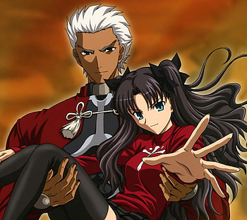 Fate Stay Night Unlimited Blade Works Rin Tohsaka Archer.Android HD wallpaper
