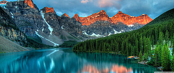 Ultrawide - Moraine Lake. t, Ultra Wide 3440X1440 HD wallpaper